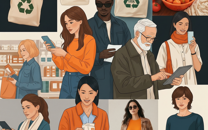 אנשים בקניות