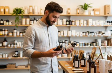 תמוה של איש בוחן מוצרים